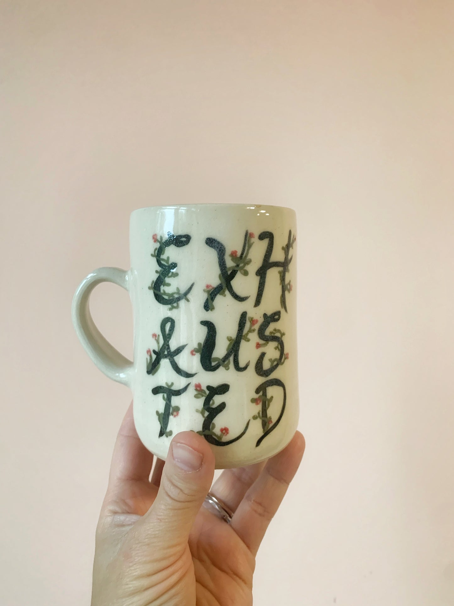 Exhausted mug