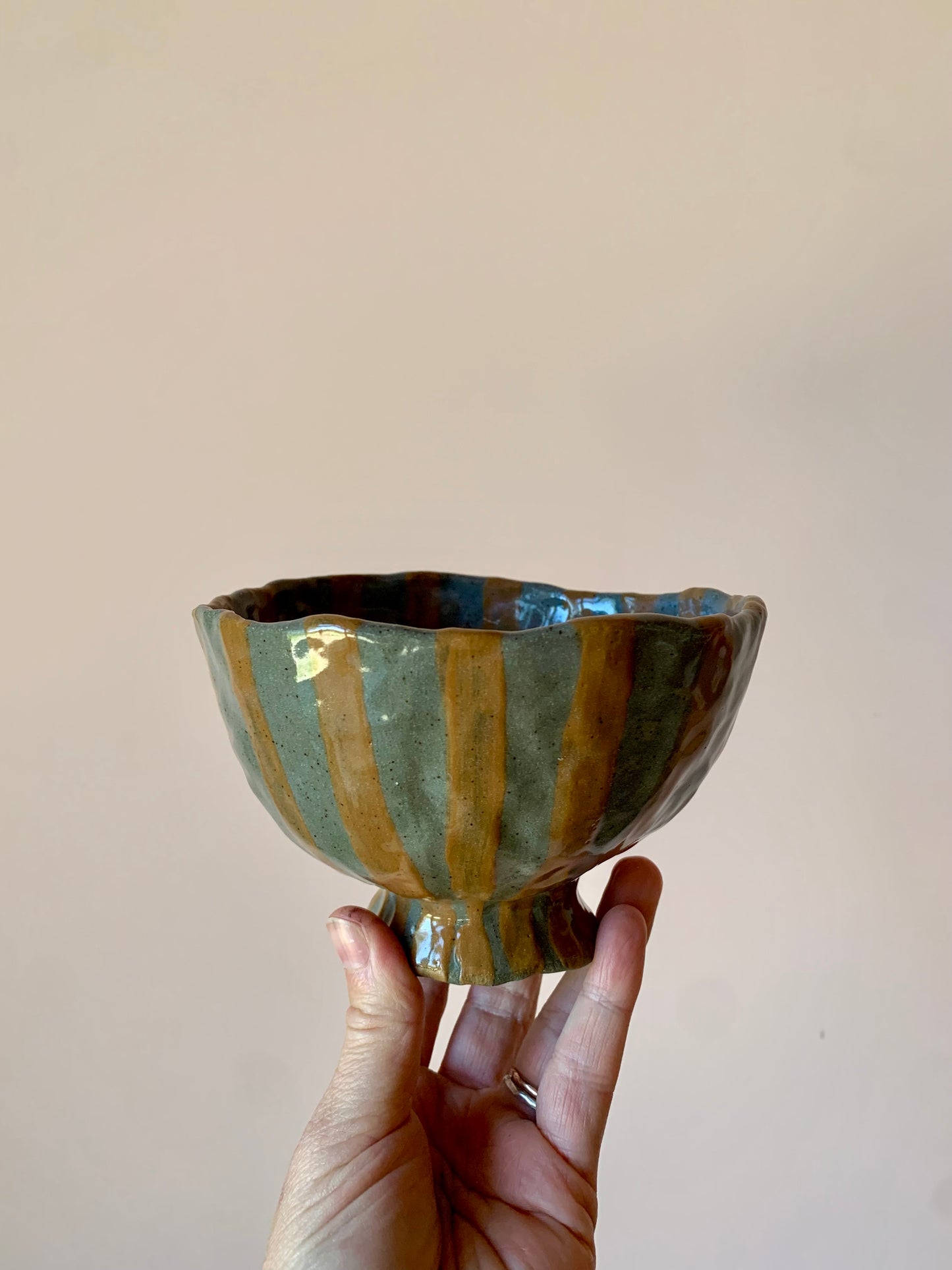 Brown Stripe bowl