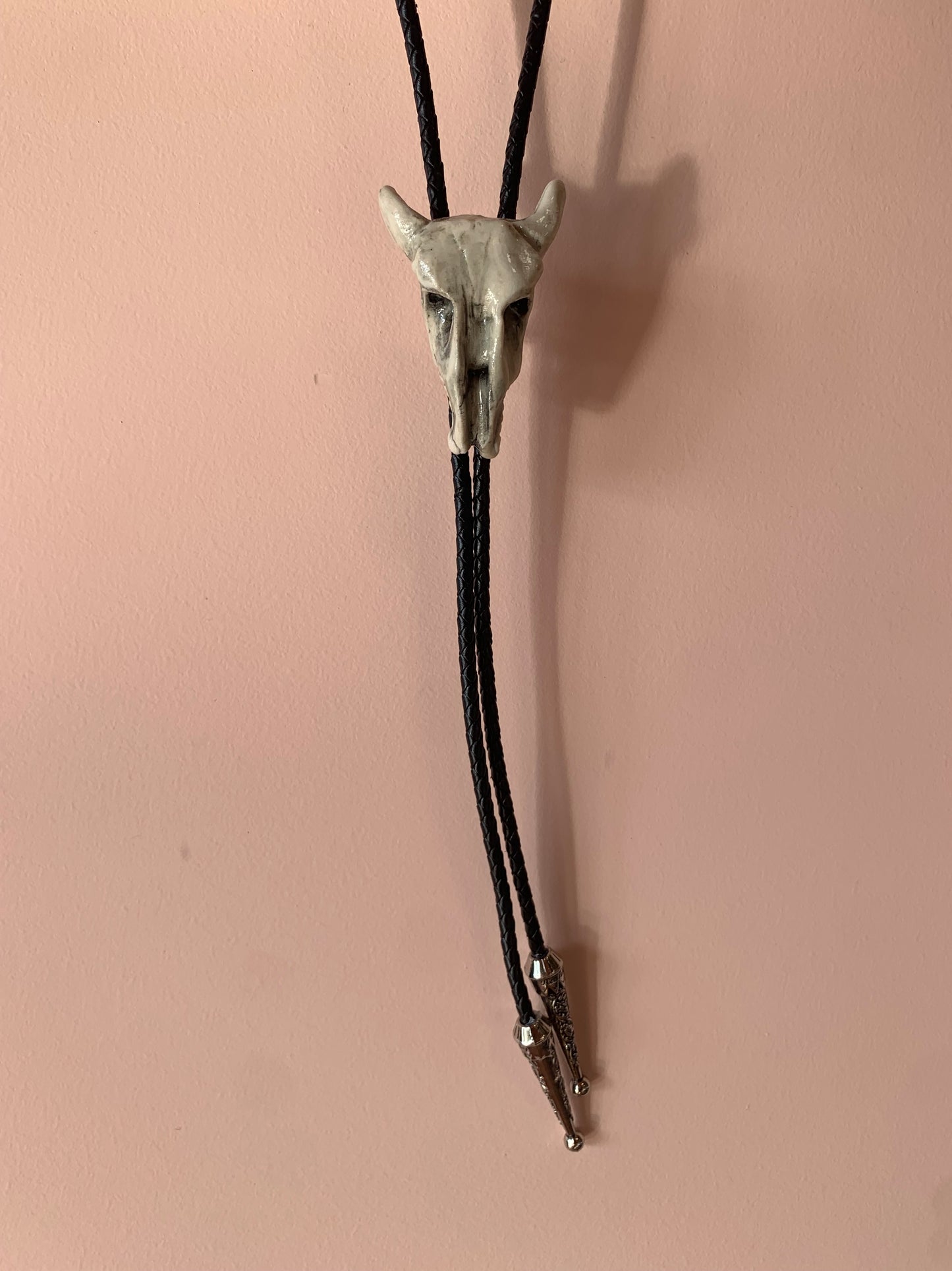 Cow Skull Bolo Tie