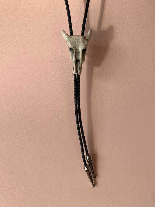 Cow Skull Bolo Tie