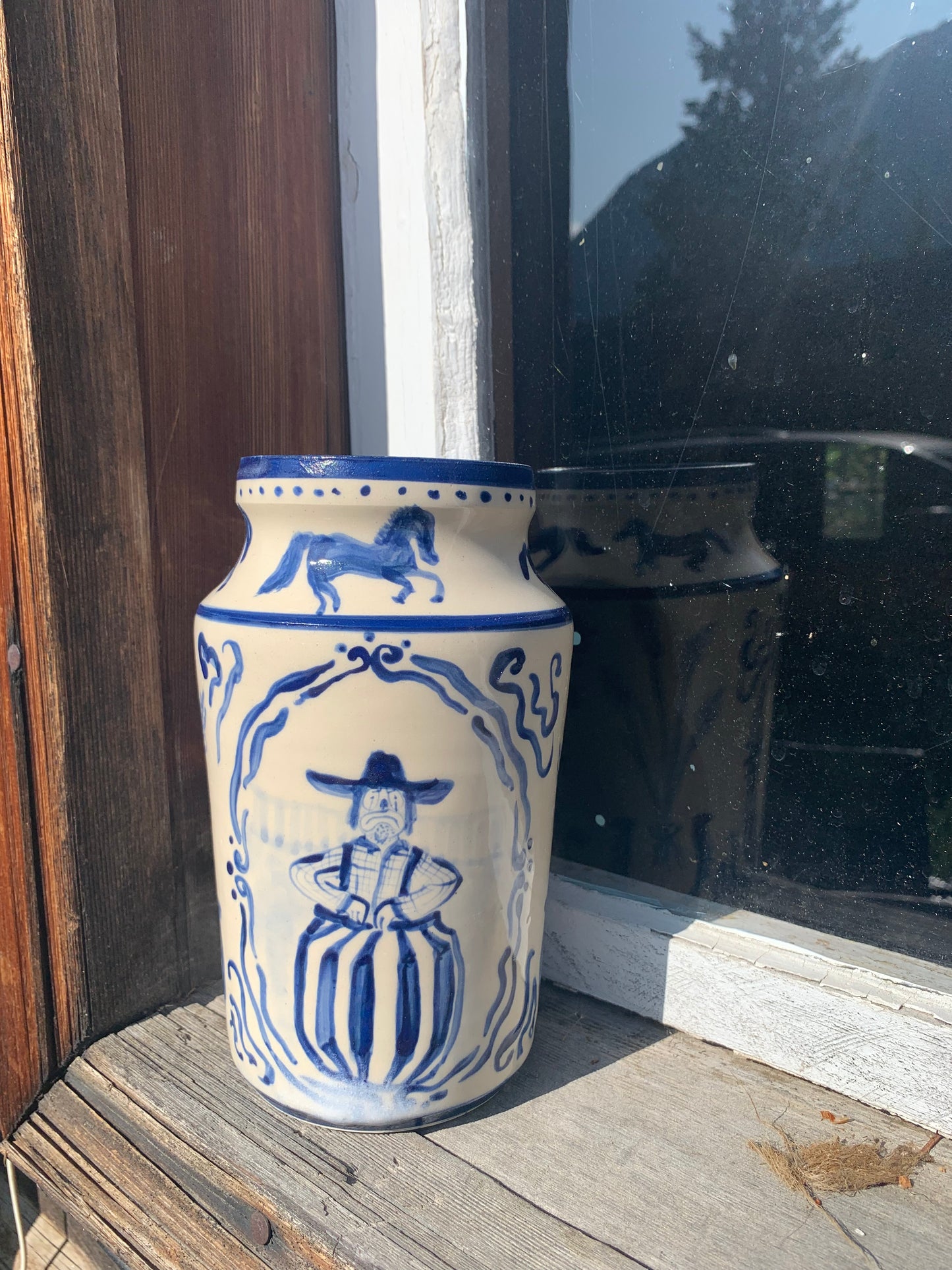 Blue Rodeo (not the band) Vase