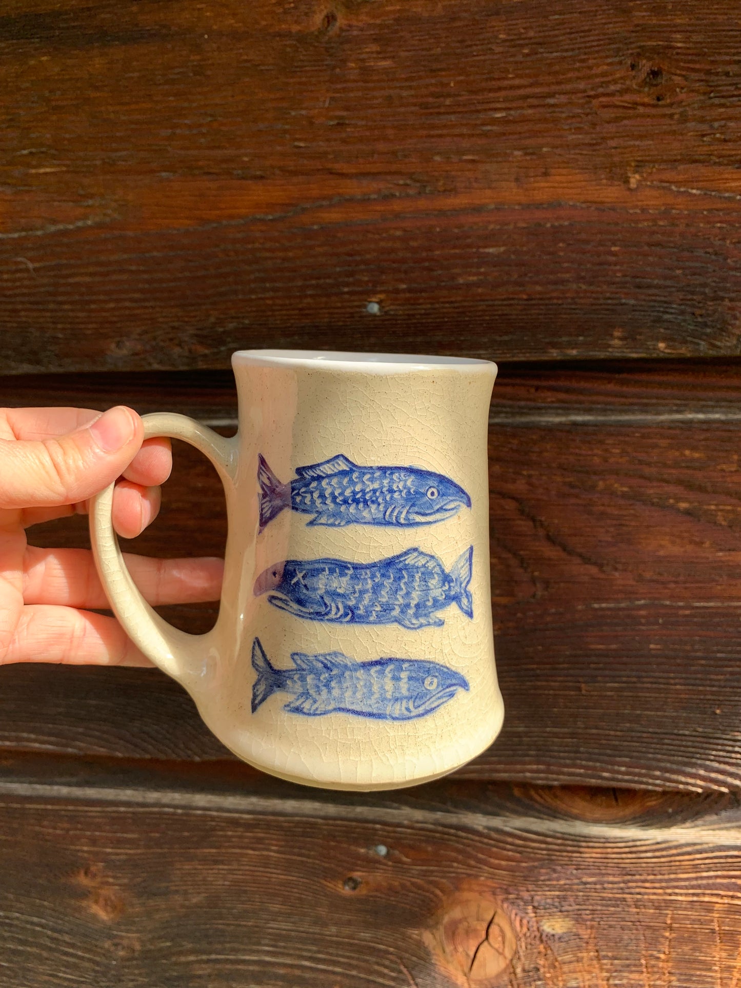Blue Fish Mug