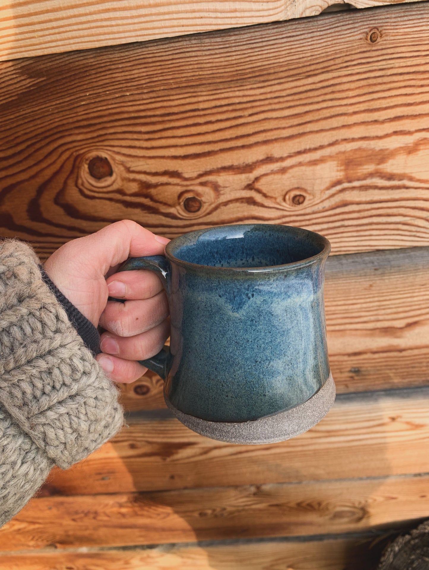 Blue mug