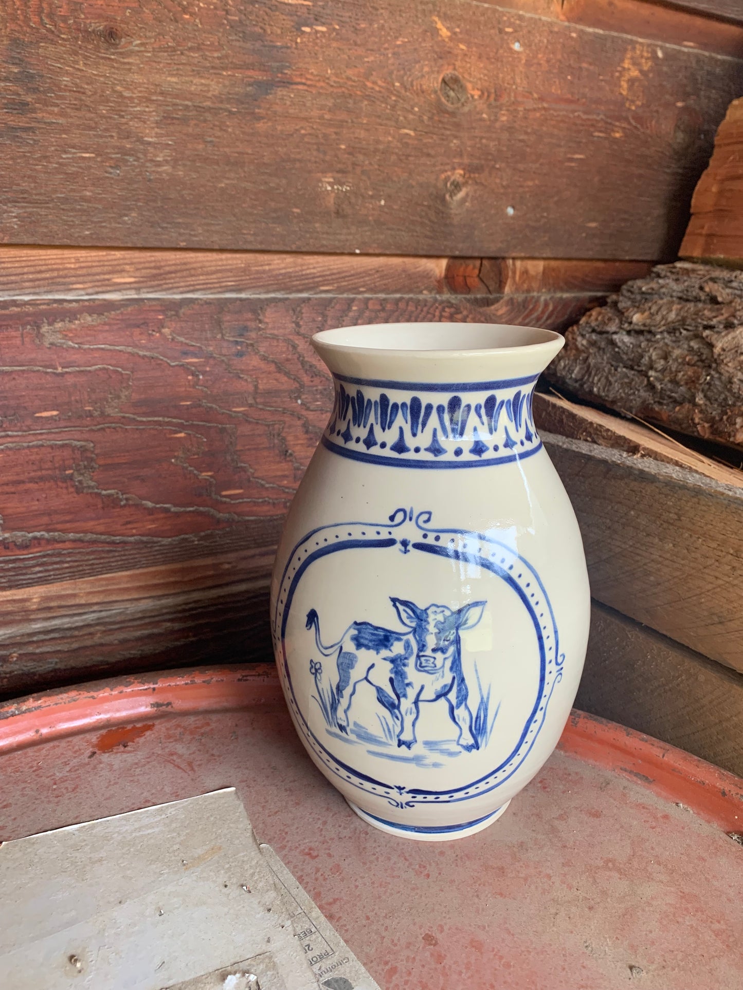 Calf Vase