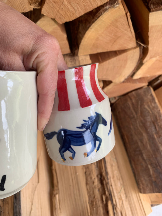 Running Horses Mug